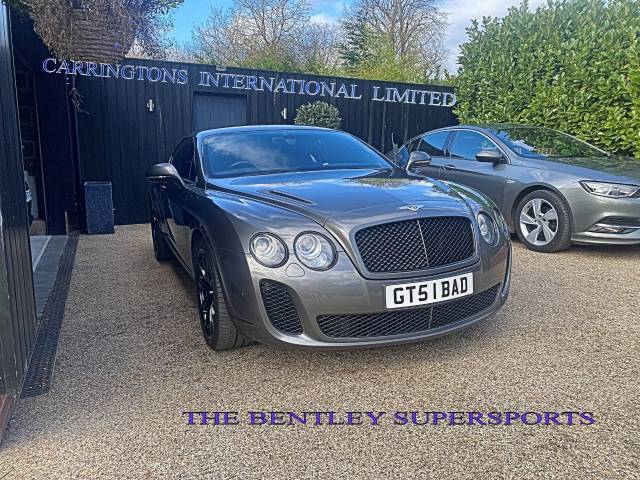 Bentley Continental Supersports 6.0 W12 Supersports 2dr Auto Coupe Petrol Grey